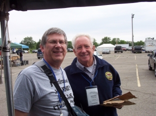Well there is Gordo WB6NOA! You just never know who you will find on the TarMac at Hamvention