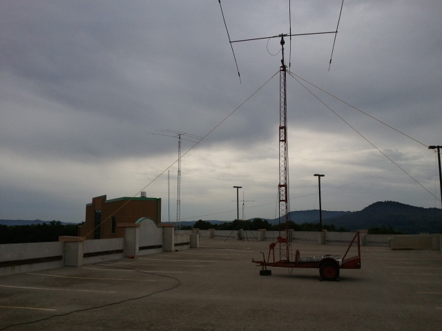 Look Ma........ it's an antenna farm!!!!!!! now lets Check the tires and Light the fires