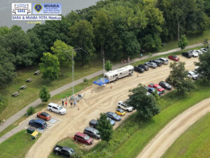 Aerial Photo of Frontenac POTA Operation with MVARA and SARA